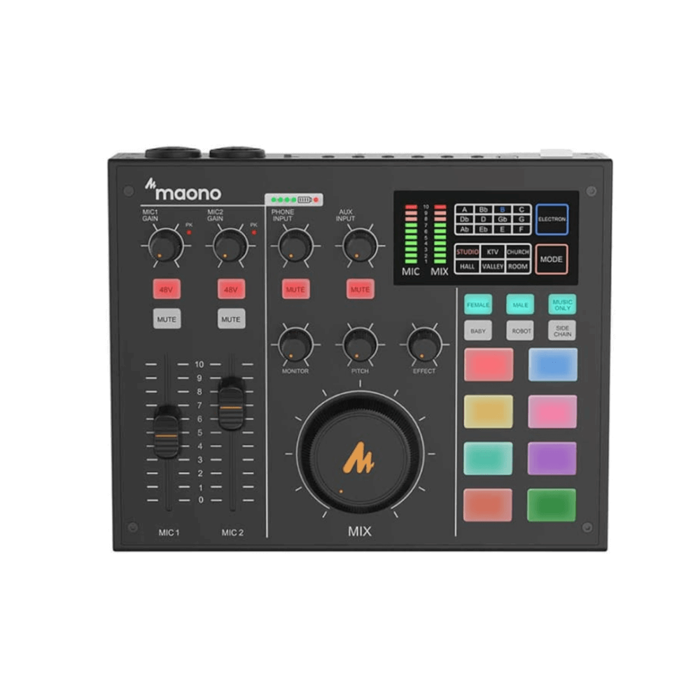 พอดแคสต์มิกเซอร์ MAONO MAONOCASTER AM100